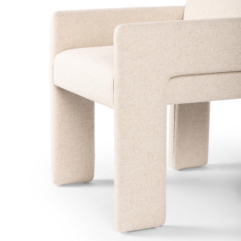 Amur Dining Armchair in Natural Antwerp by FOUR HANDS