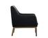 Wolfe Lounge Chair - Vintage Black by Sunpan