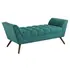 Vestry Medium Upholstered Fabric Bench In Teal by Modway Furniture