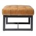 WYATT LEATHER BENCH TAN by Moes Home