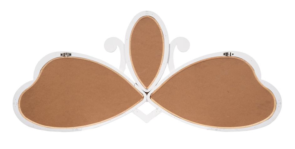 Scroll Mirror, White by Jamie Young