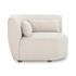 Amelia Corner Chair Warm White by Moes Home