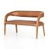 HAWKINS DINING BENCH IN SONOMA BUTTERSCOTCH LEATHER by FOUR HANDS