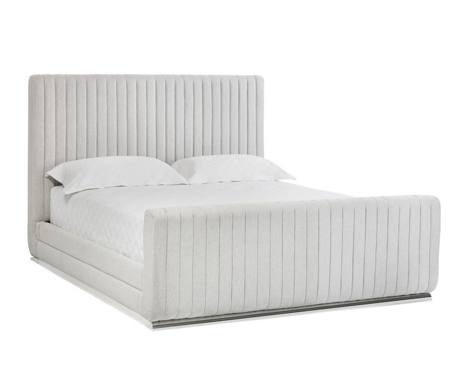 HYLAN BED - KING - HEMINGWAY MARBLE FABRIC by Sunpan