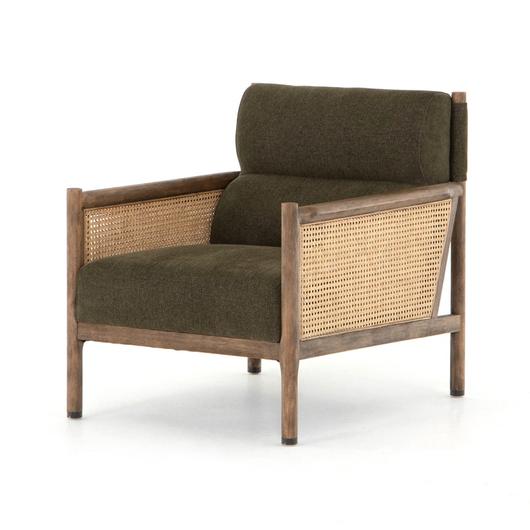Kempsey Chair In Sutton Olive by FOUR HANDS