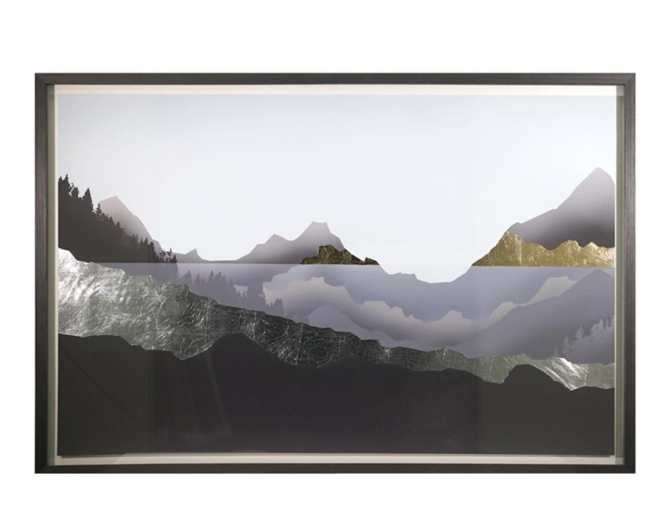 GREAT EXPLORATION -  60" X 40" - CHARCOAL FRAME by Sunpan