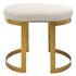 Infinity Gold Accent Stool by Uttermost