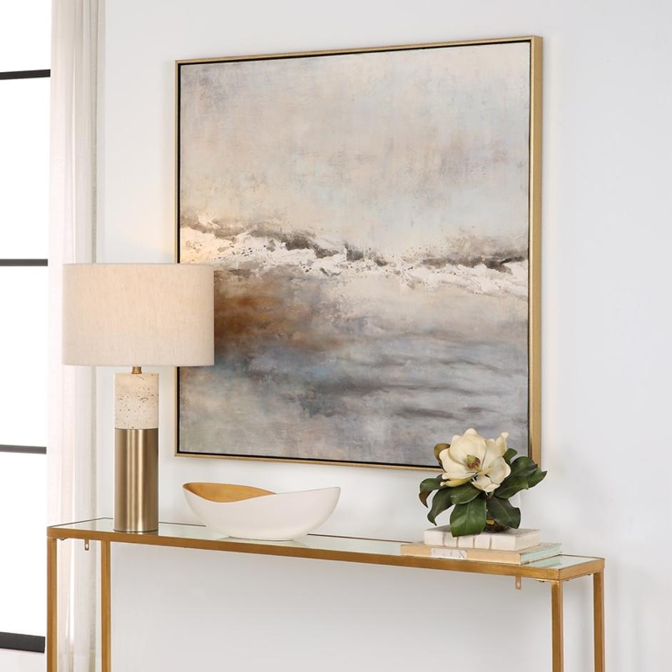 Storm Clouds Abstract Hand Painted Art by Uttermost