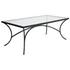 Alayna Black Metal & Glass Coffee Table by Uttermost