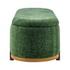 Ayleen Chenille Storage Bench, Seneca Green  by New Pacific Direct