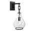 Tear Drop Hanging Wall Sconce, Clear Glass and Bronze by Jamie Young