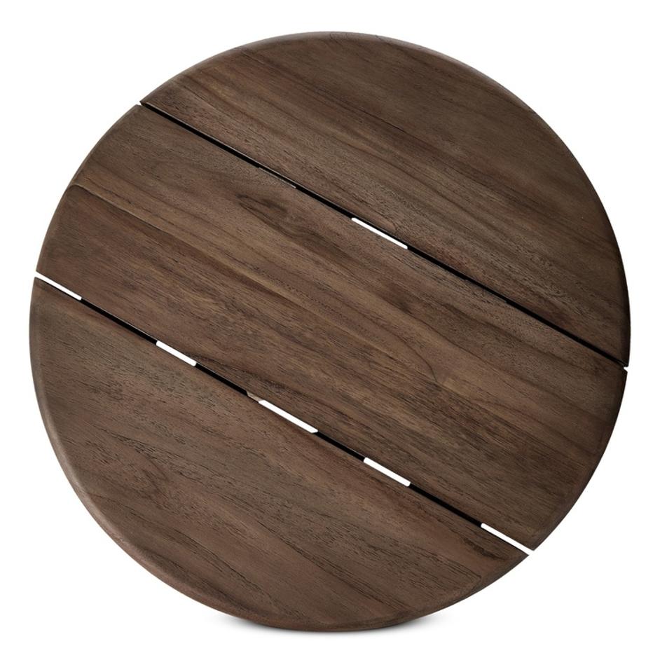 Paden Outdoor End Table In Stained Toasted Brown And FSC by Four Hands