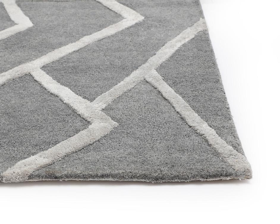 ZIZI HAND-TUFTED RUG - GREY - 9' X 12' by Sunpan
