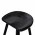 Barrett Stool In Matte Black Parawd In Counter by FOUR HANDS