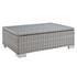 Rosie 45" Outdoor Patio Wicker Rattan Coffee Table In Light Gray by Modway Furniture