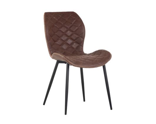 Lyla Dining Chair - Black - Antique Brown by Sunpan