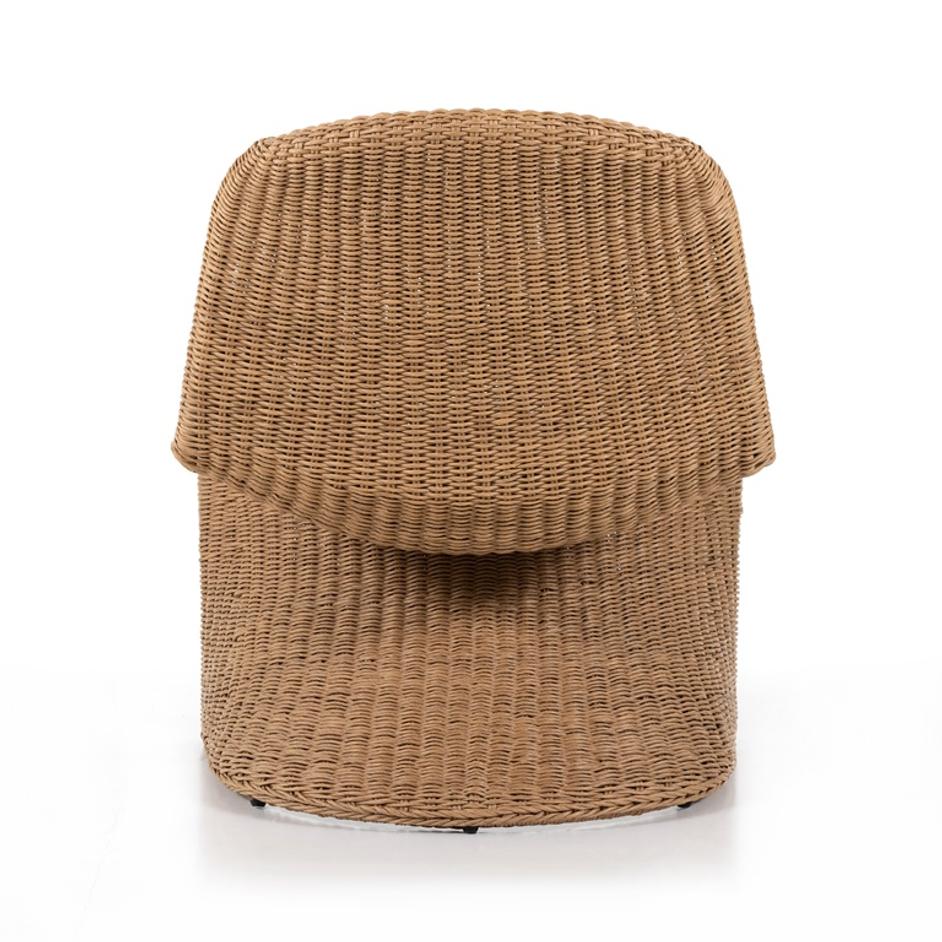 Portia Outdoor Occasional Chair In Vntg Nat by FOUR HANDS