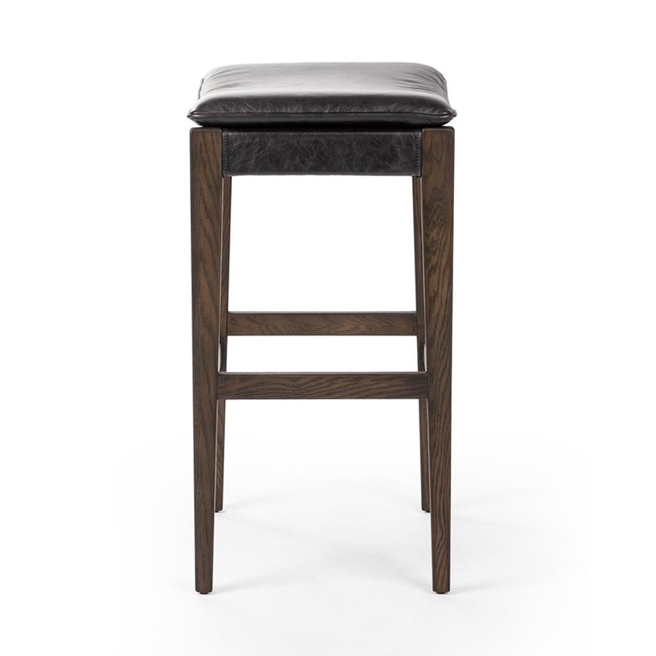 Aya Bar Stool in Sonoma Black by FOUR HANDS