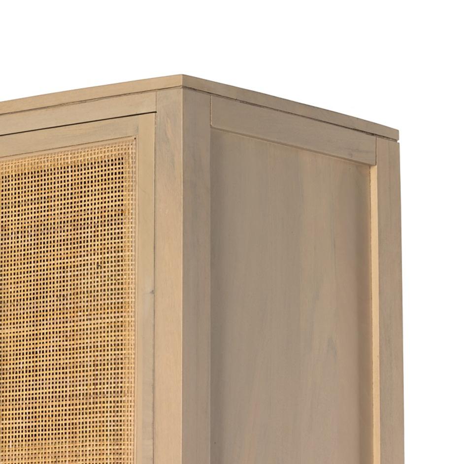 Caprice Tall Cabinet In Natural Mango by FOUR HANDS