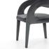 Hawkins Dining Chair-Charcoal Velvet by FOUR HANDS