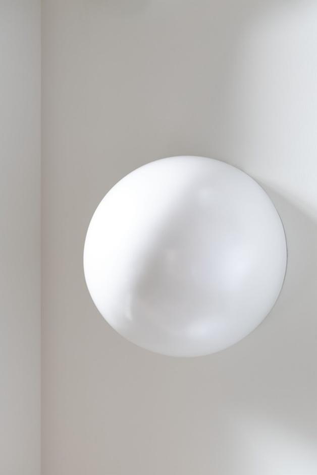Sphere-In-Half, Pearl White by Phillips Collection