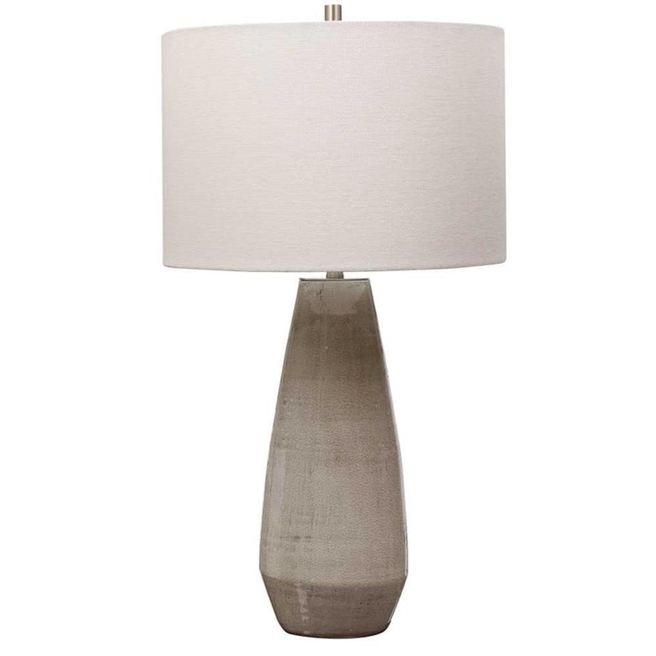 Volterra Taupe-Gray Table Lamp by Uttermost