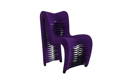 Seat Belt Dining Chair,Purple by PHILLIPS COLLECTION