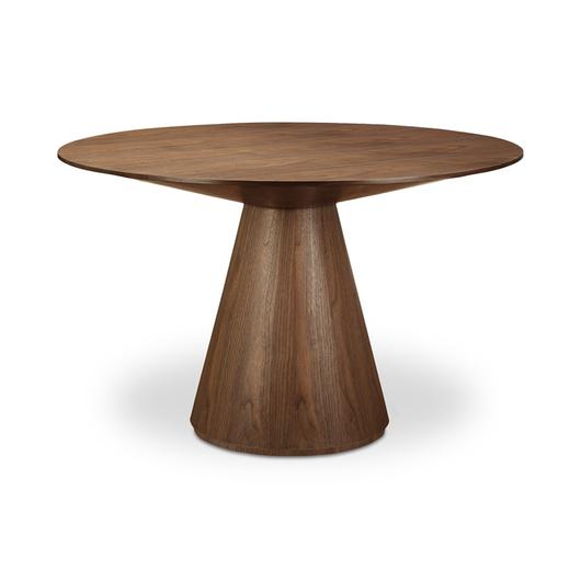 OTAGO DINING TABLE ROUND WALNUT by Moes Home