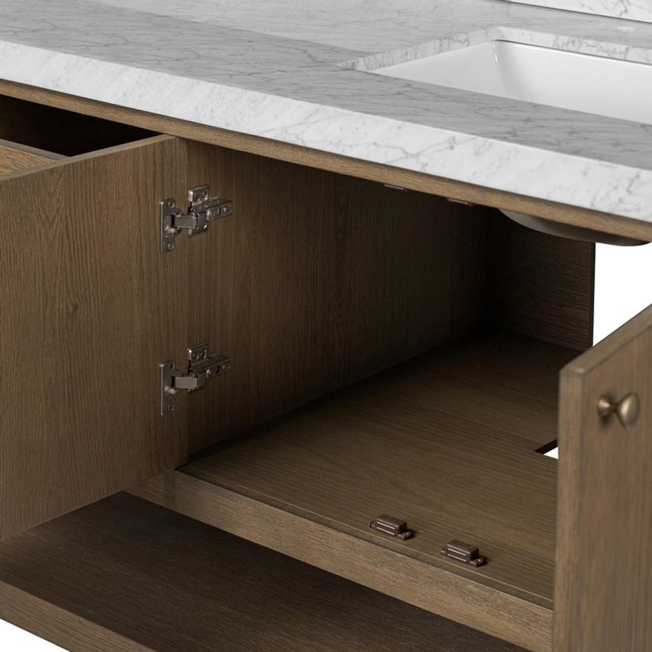 Anthem Double Vanity - Washed Natural Veneer by Four Hands