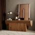 Elbert Console Table In Rustic Oak Veneer by FOUR HANDS