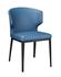 DELANEY SIDE CHAIR STEEL BLUE by Moes Home