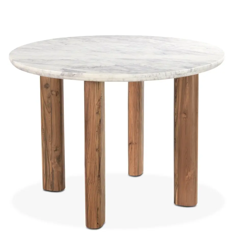Barcelona 54" Marble Dining Table by Home Trends & Design