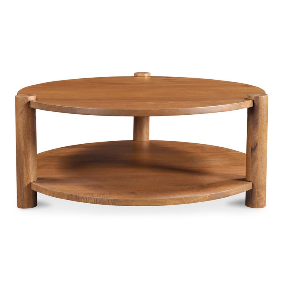 Olsen Coffee Table Vintage Brown by Moes Home