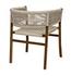Conrad Chair, Teak with Woven Rope by Noir Furniture