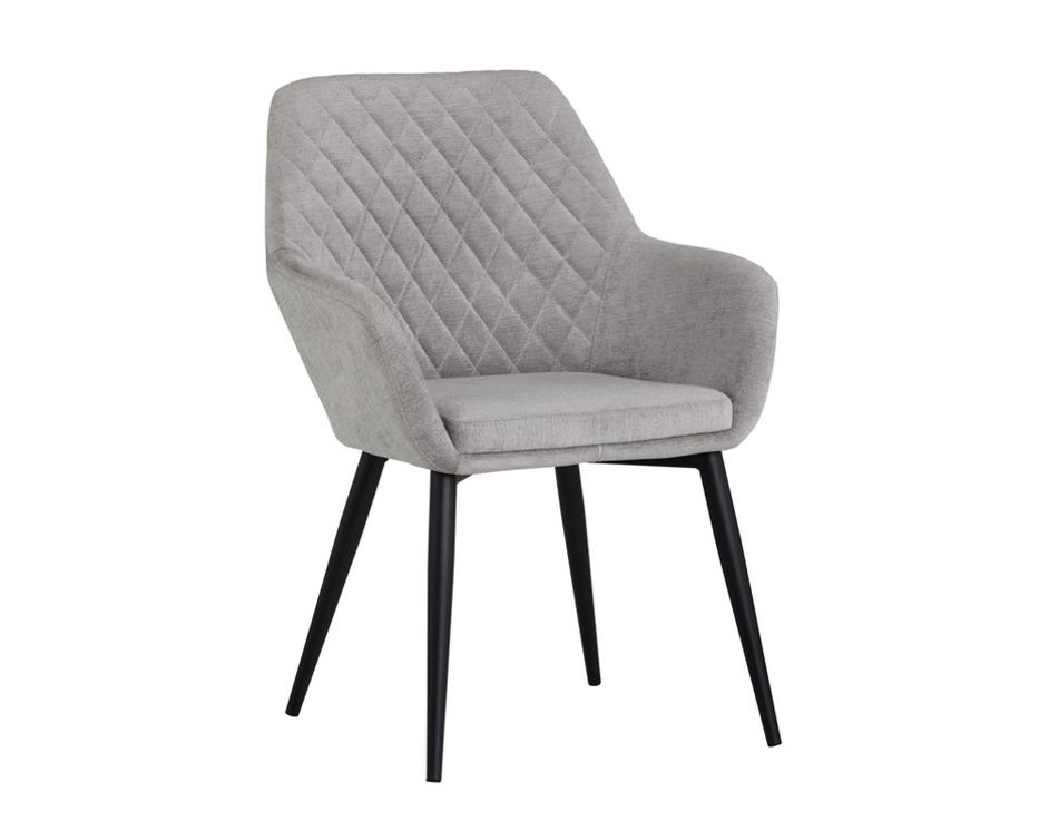 Jayna Dining Chair - Black - Polo Club Stone by Sunpan