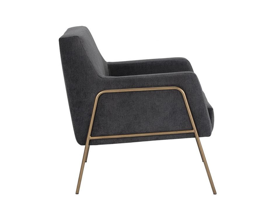 Cybil Armchair - Polo Club Kohl Grey by Sunpan