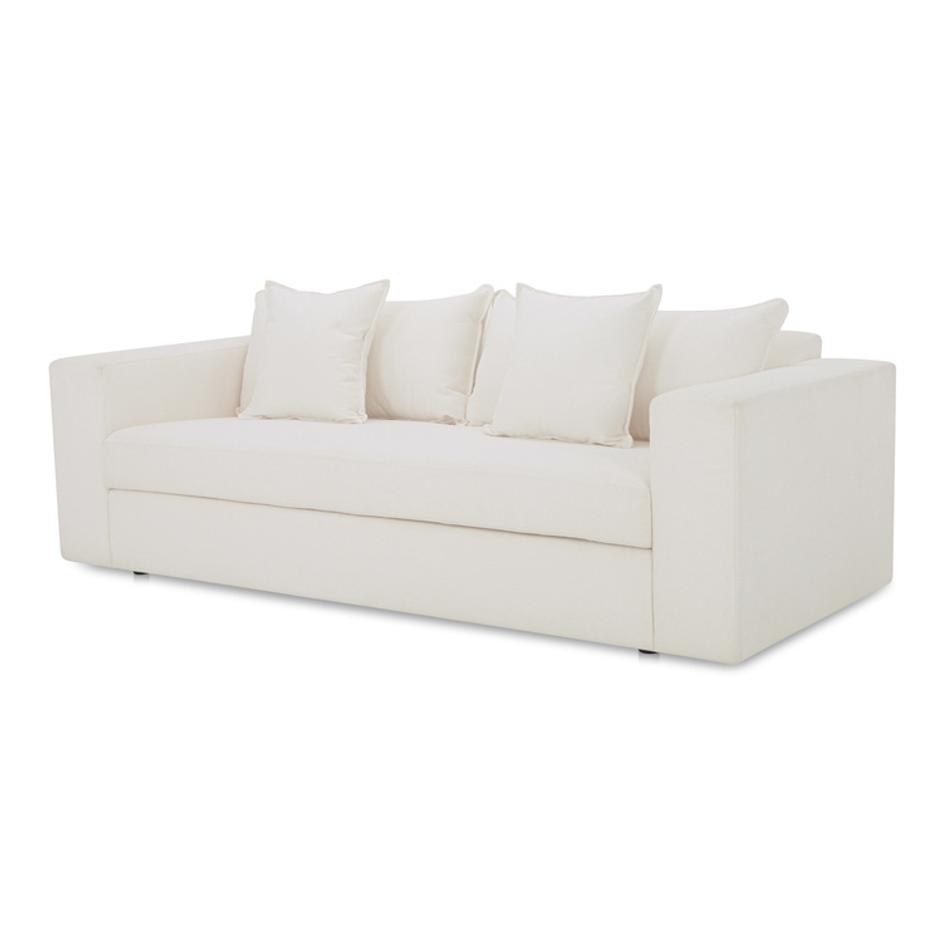 Kiran Sleeper Sofa White by Moes Home