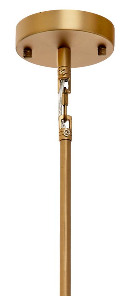 Cala 1-Light Blown Glass Pendant, Blue by Jamie Young