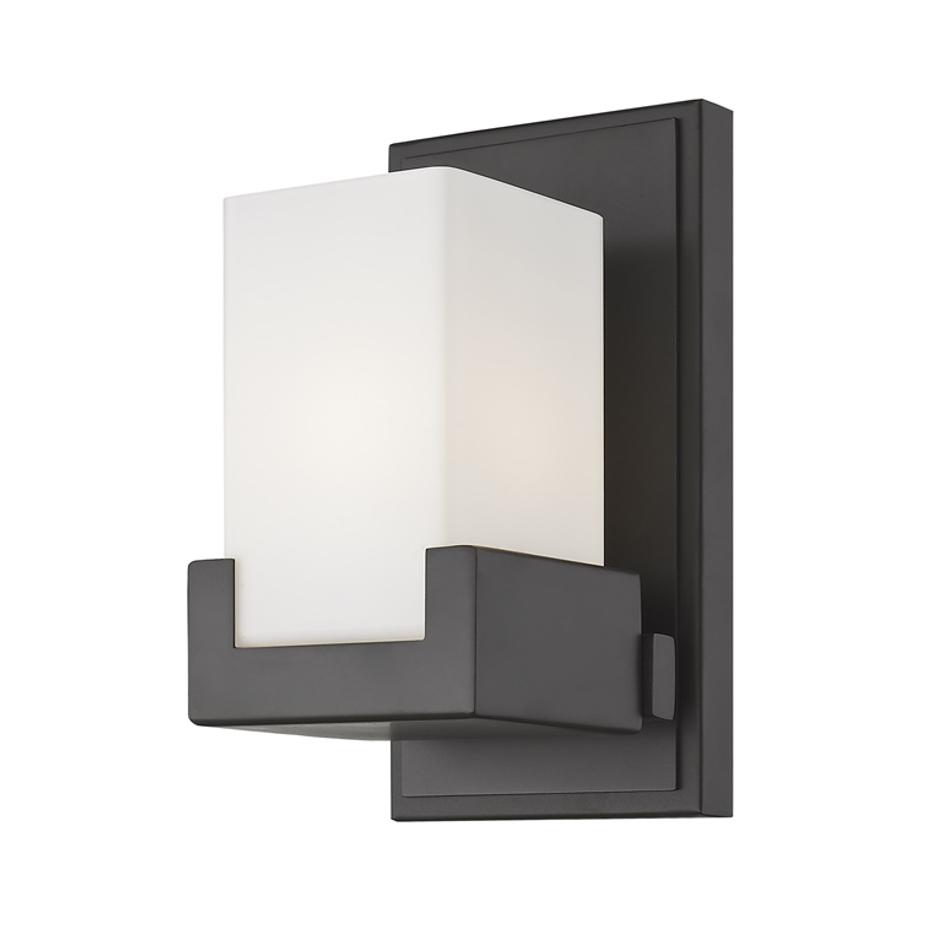 Peak 1 Light Vanity in Bronze Finish by Z-Lite