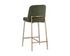 ZEKE COUNTER STOOL - ANTIQUE BRASS - BERGEN OLIVE by Sunpan