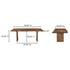 Lila Small Dining Table Brown by Moes Home