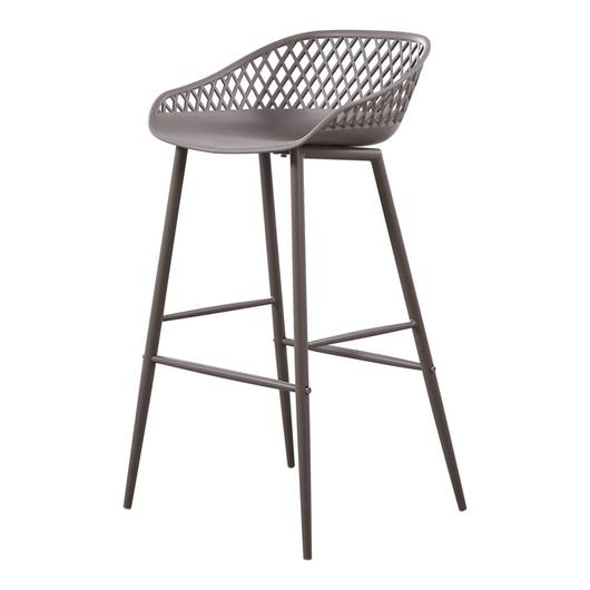 PIAZZA OUTDOOR BARSTOOL GREY by Moes Home