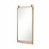 Chico Small Mirror In Antique Brass by FOUR HANDS