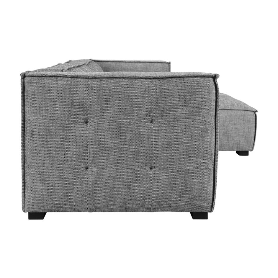 Element 2pc Sectional w/RAF Chaise Gray by Classic Home