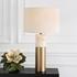 Gravitas Elegant Brass & Stone Lamp by Uttermost