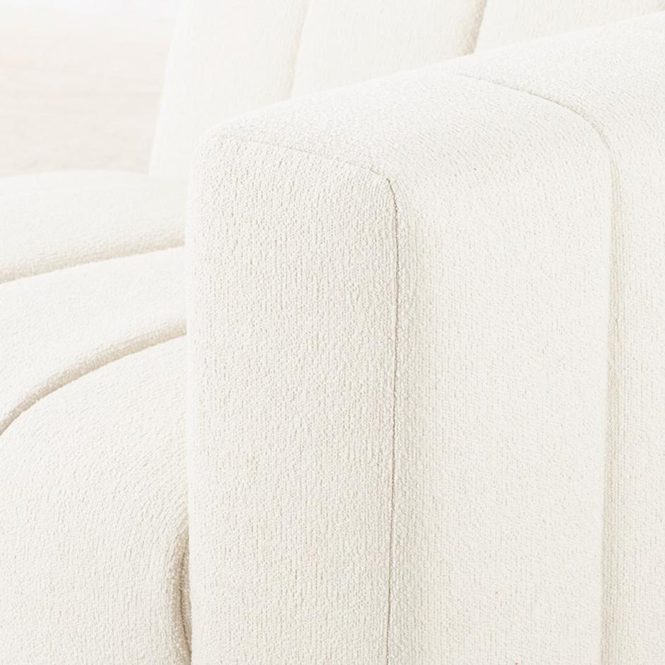 Langham Channeled Raf Pc In Faytte Cloud by FOUR HANDS