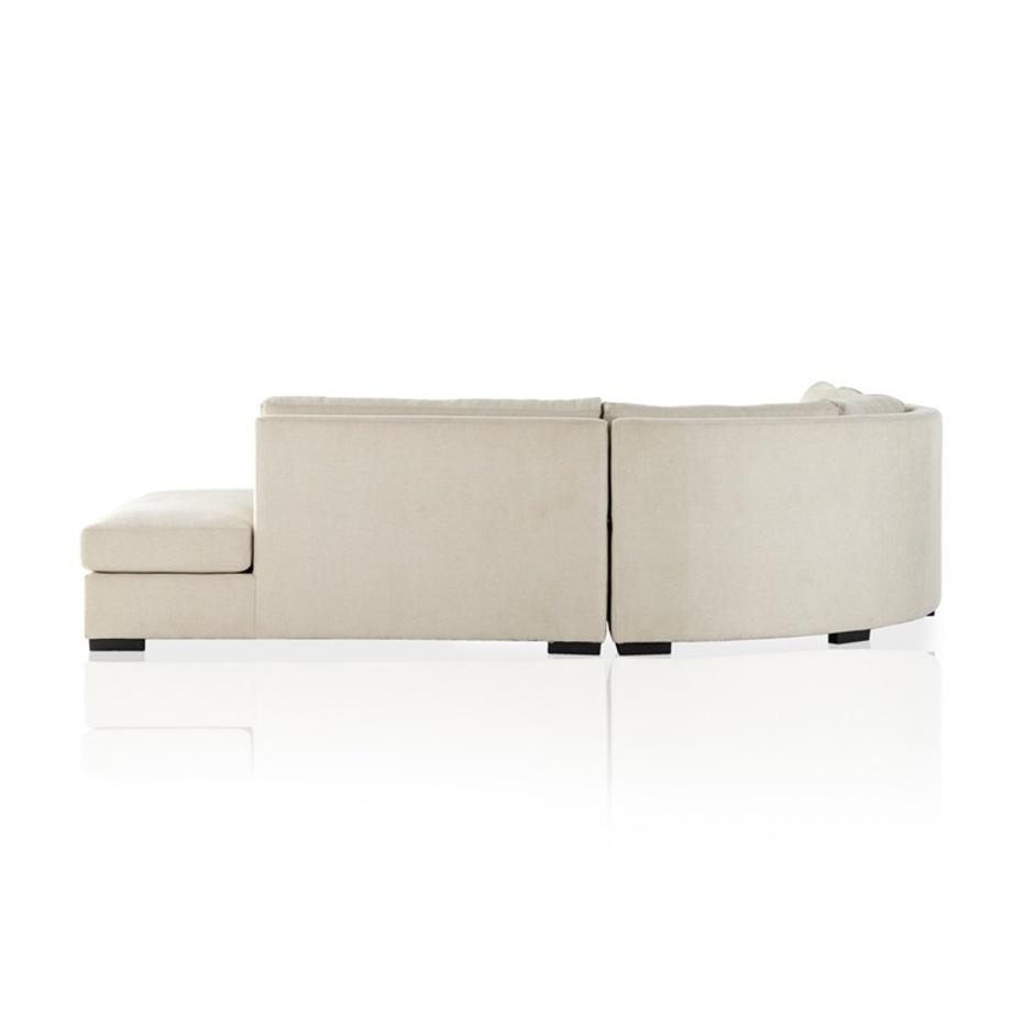 Albany 3-Piece Sectional - Alcott Fawn by Four Hands
