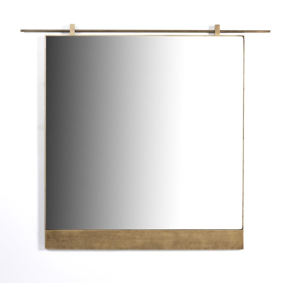 Chico Mirror In Antique Brass by FOUR HANDS
