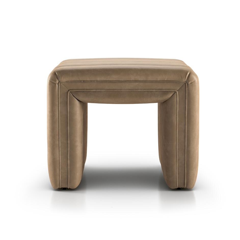 Augustine Ottoman In 21" In Palermo Drift by FOUR HANDS