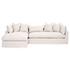 Haven 110" Lounge Slipcover LF Sectional by Essentials For Living